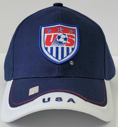 Soccer National Team Logo cap - USA White & Navy OSFA SNTUSA - Cap