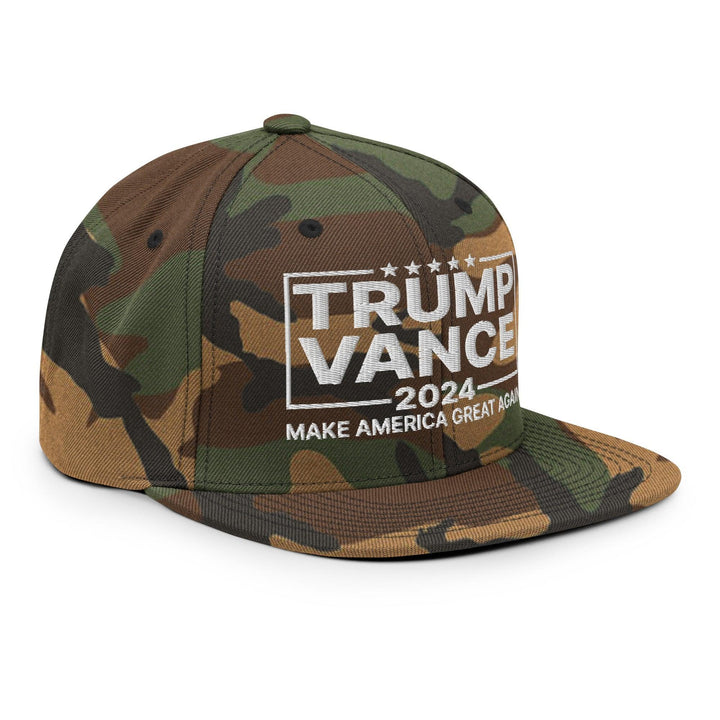 2024 MAGA Flat Bill Brim Snapback Hat