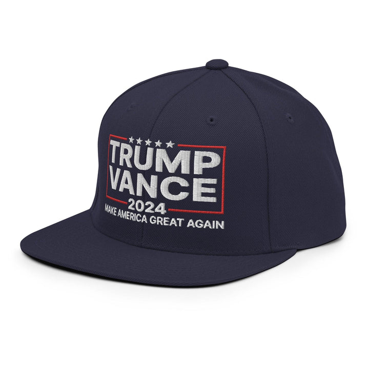 2024 MAGA Flat Bill Brim Snapback Hat
