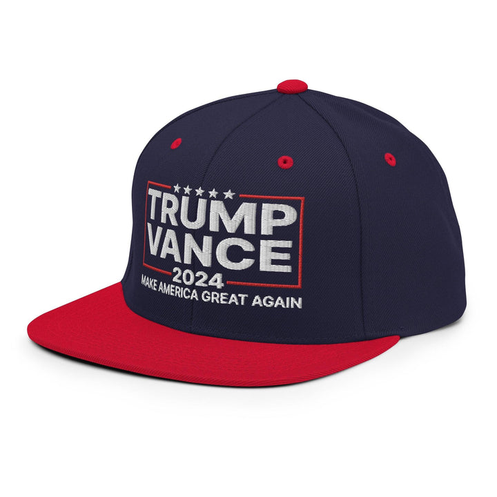 2024 MAGA Flat Bill Brim Snapback Hat
