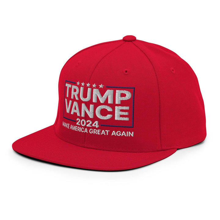 2024 MAGA Flat Bill Brim Snapback Hat