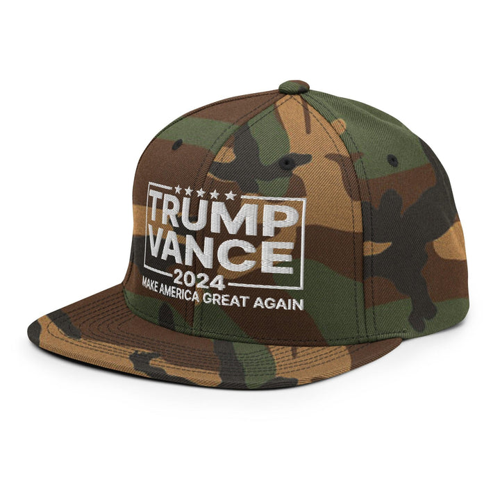 2024 MAGA Flat Bill Brim Snapback Hat