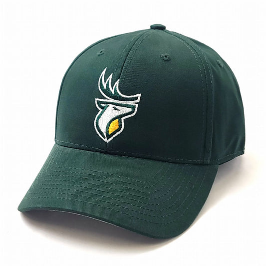 Edmonton Elks Cap - Basic Green with Primary Logo Adjustable - OSFA - CFL