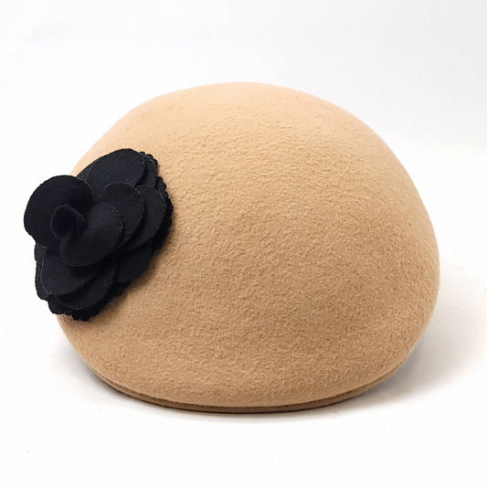 Wool Felt Ivy -SS01 Khaki with Flower OSFA - Women’s