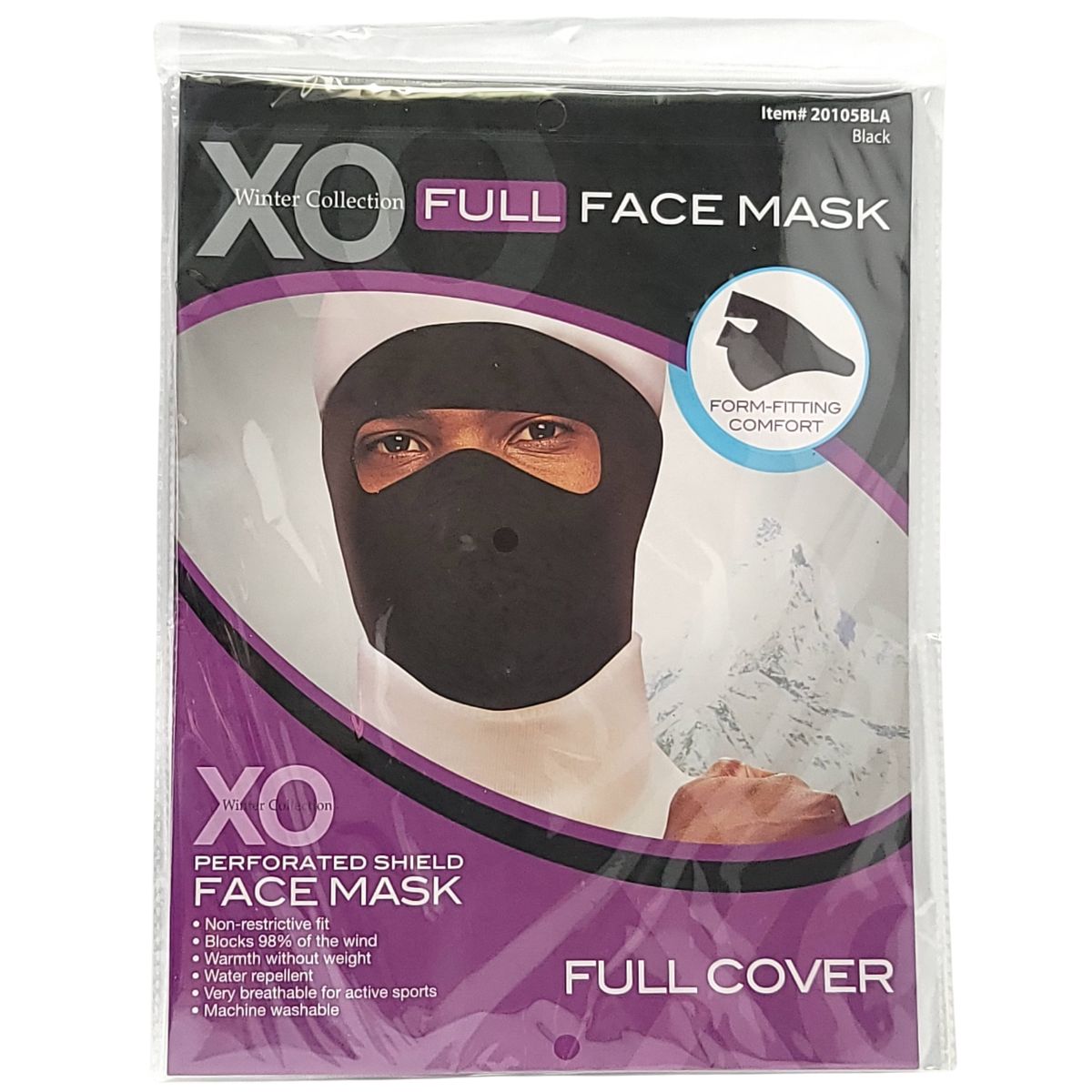 Face Mask - Full Cover Black - OSFA - Balaclava