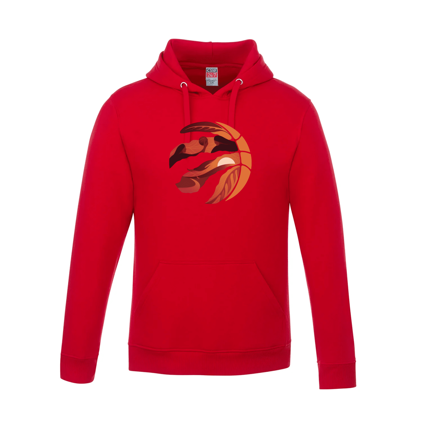 2025 Indigenous Raptors Hoodie - Red / XS - Sweatshirts & Hoodies