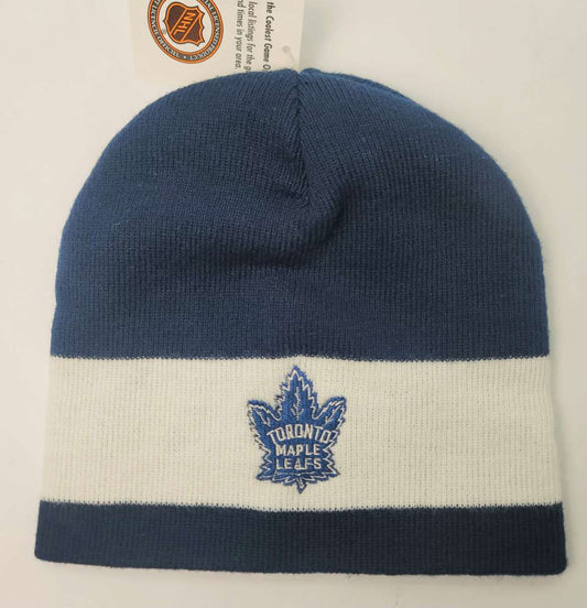 Toronto Maple Leafs Knit Beanie - BS Navy 2Tone - OSFA - NHL Toque