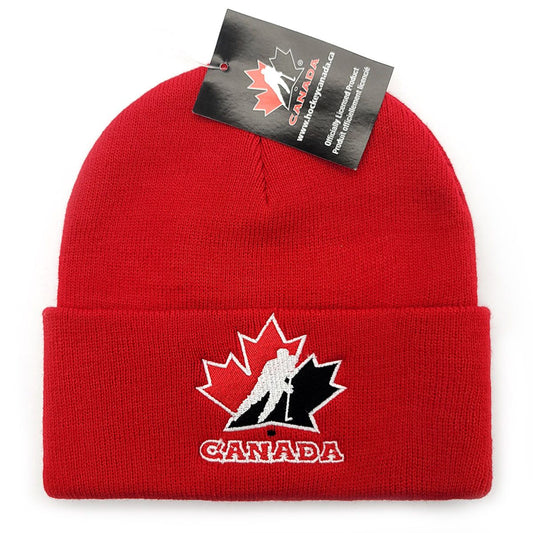 Team Canada Knit Toque - BS Cuff Red - OSFA - NHL