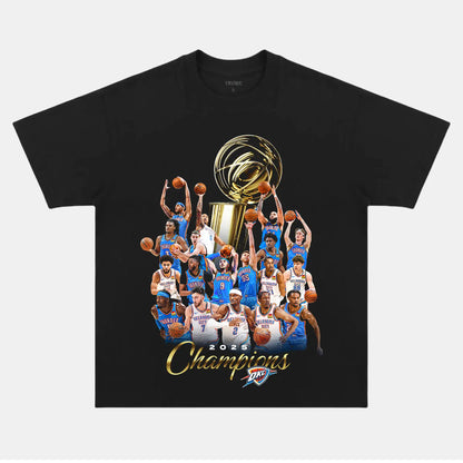 2025 OKCTHUNDER CHAMPIONSHIP VINTAGE CLOTHES
