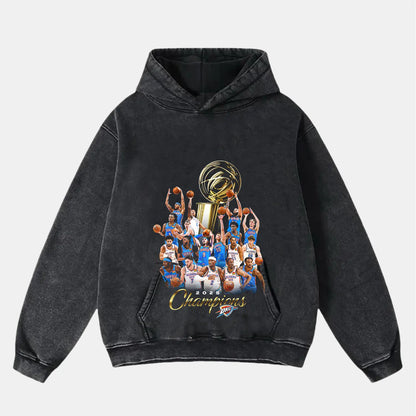 2025 OKCTHUNDER CHAMPIONSHIP VINTAGE CLOTHES