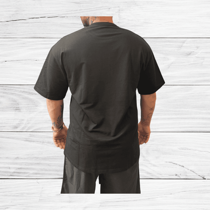 BulkBully G.O.A.L.S Collection - Men's Oversized Tee Black