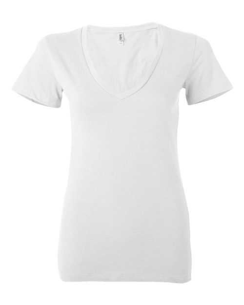 Women’s Jersey Deep V-Neck Tee -  - 2259 - Toronto Screen Printing- Color