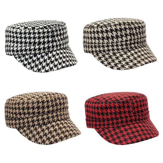 Cadet Cap - Houndstooth 19097 Multi-Coloured