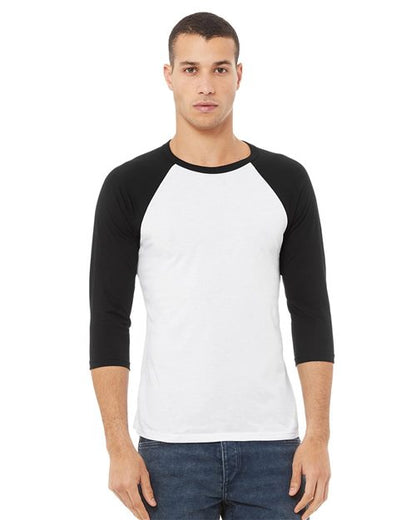 Unisex Three-Quarter Sleeve Baseball Tee -  - 2764
