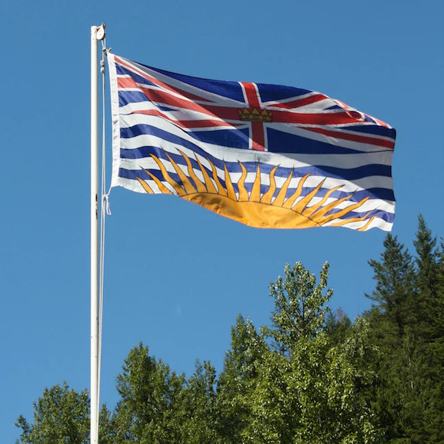 British Columbia Flag 3x5 ft