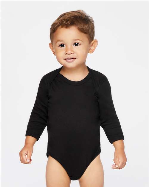 Infant Long Sleeve Baby Rib Bodysuit