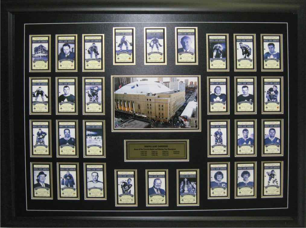 Toronto Maple Leafs Framed 8x12" Maple Leafs Garden Photo with Final Season Tickets & Plate