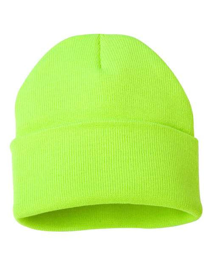 12" Solid Cuffed Beanie -  - 1411