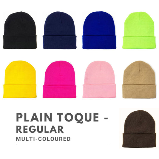 Plain Toque - Regular Size with Cuff