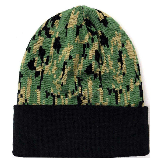 Plain Toque - Digital Green Camo 2 Tone - OSFA