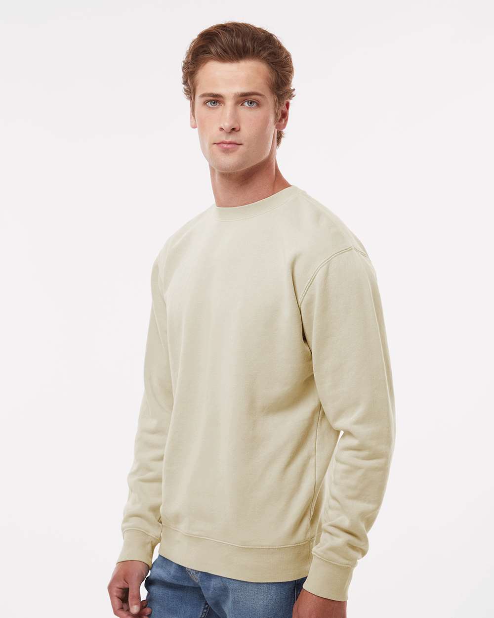 Independent Trading Co. Midweight Pigment-Dyed Crewneck Sweatshirt PRM3500