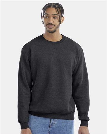 Unisex Powerblend® Crewneck Sweatshirt - Charcoal Heather -  - 1758