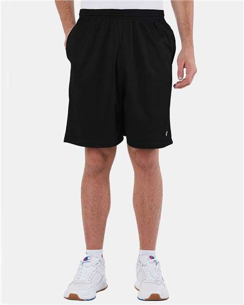 Polyester Mesh 9" Shorts with Pockets S162