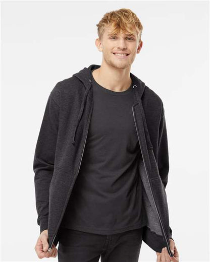 Unisex Midweight Full-Zip Hooded Sweatshirt -  - 1829