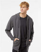 Unisex Midweight Full-Zip Hooded Sweatshirt -  - 1829