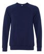Unisex Sponge Fleece Raglan Crewneck Sweatshirt - Navy Triblend -  - 2003