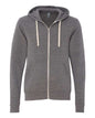 Unisex Triblend Sponge Fleece Full-Zip Hoodie Sweatshirt -  - 2010