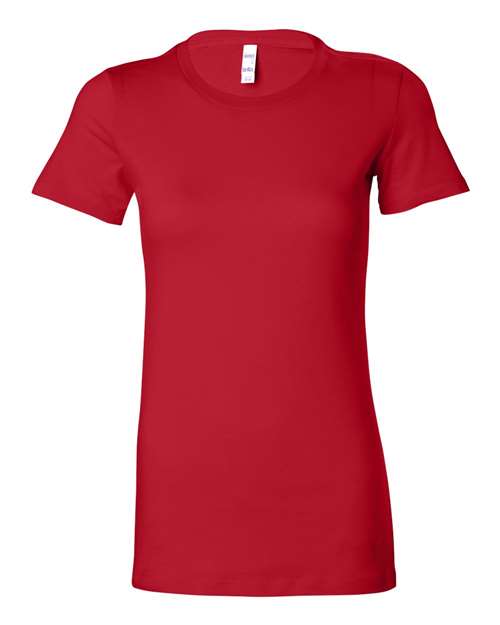 Women's Slim Fit Tee - Red -  - 2020