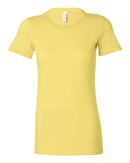 Women's Slim Fit Tee - Yellow -  - 2020
