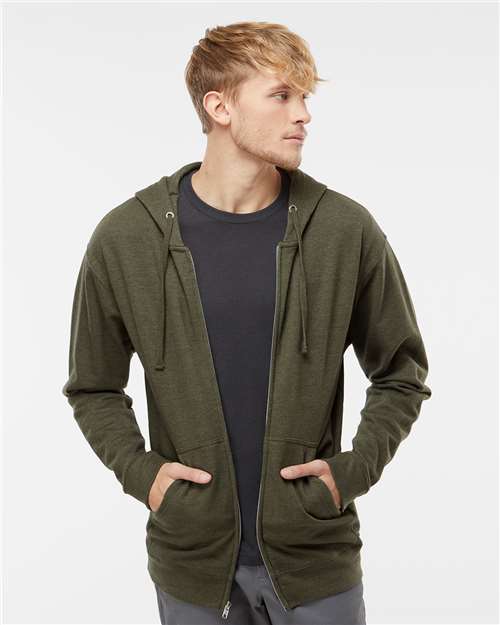 Unisex Midweight Full-Zip Hooded Sweatshirt -  - 1829 - Toronto Screen Printing- Color