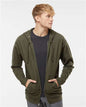 Unisex Midweight Full-Zip Hooded Sweatshirt -  - 1829