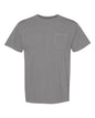 Unisex Garment-Dyed Heavyweight Pocket T-Shirt - Grey -  - 1963