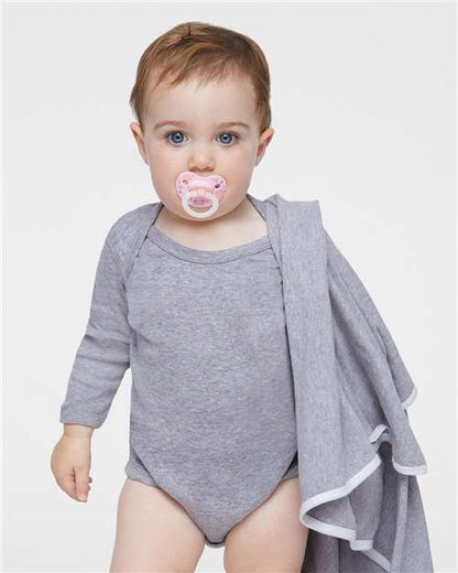 Infant Long Sleeve Baby Rib Bodysuit -  - 608