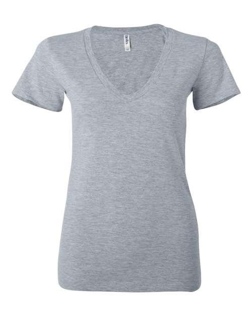 Women’s Jersey Deep V-Neck Tee -  - 2259 - Toronto Screen Printing- Color