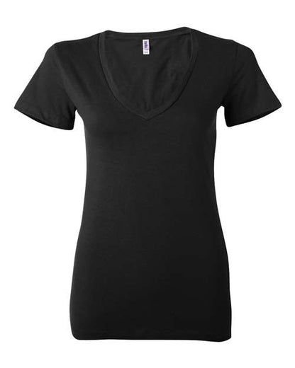Women’s Jersey Deep V-Neck Tee -  - 2259