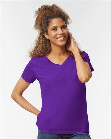 Women's Heavy Cotton™ V-Neck T-Shirt -  - 3461