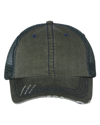 Herringbone Trucker Cap -  - 3581