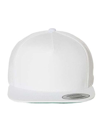 Five-Panel Cotton Twill Snapback Cap -  - 2522