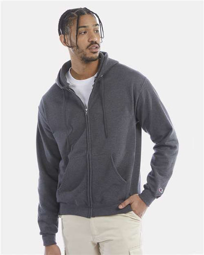 Unisex Powerblend® Full-Zip Hooded Sweatshirt -  - 1756