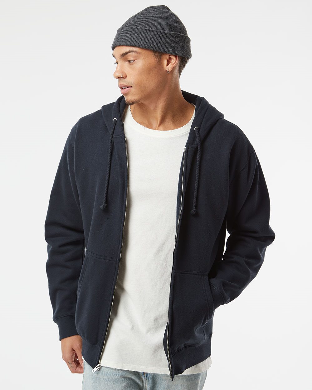 Independent Trading Co. Heavyweight Full-Zip Hooded Sweatshirt (IND4000Z)