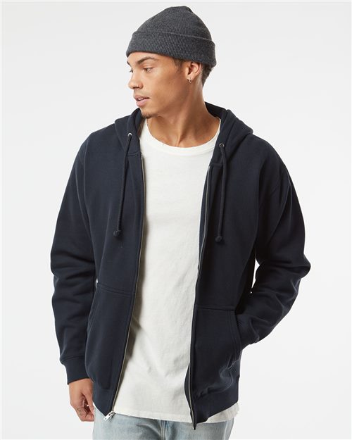 Unisex Heavyweight Full-Zip Hooded Sweatshirt -  - 360