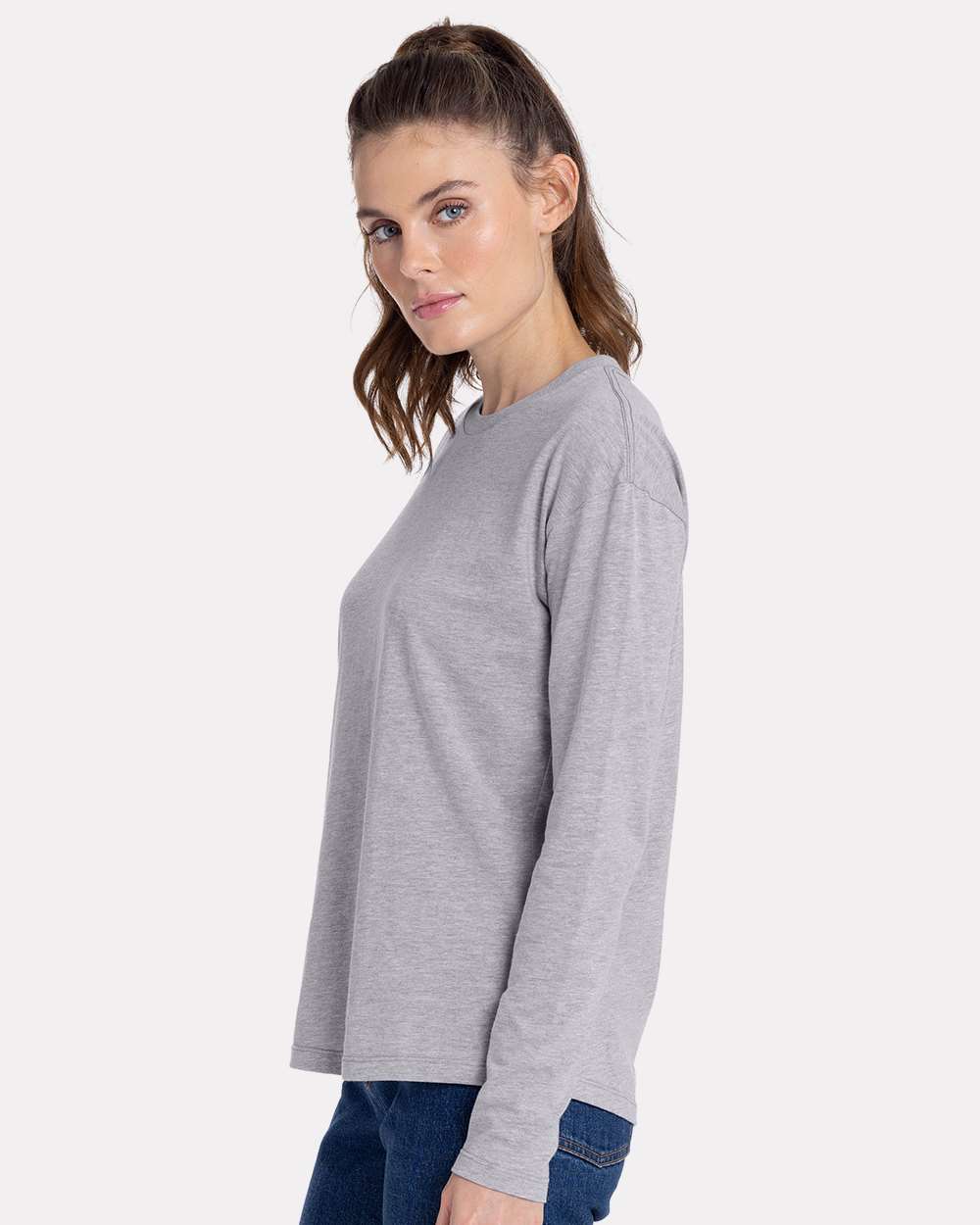 Next Level Women's Cotton Relaxed Long Sleeve T-Shirt 3911