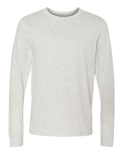 Unisex Jersey Long Sleeve Tee - Ash -  - 123 - Toronto Screen Printing- Color
