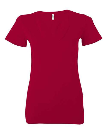 Women’s Jersey Deep V-Neck Tee -  - 2259