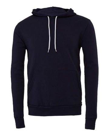 Unisex Sponge Fleece Hoodie Sweatshirt - Navy -  - 2768