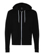 Unisex Sponge Fleece Full-Zip Hoodie Sweatshirt - Black -  - 2769